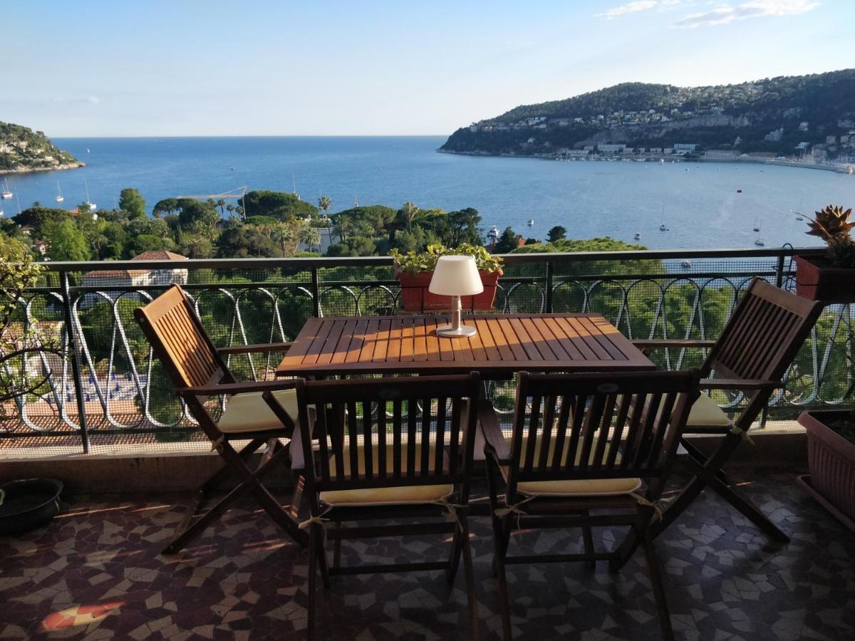 Vintage Flat On Villefranche Bay - Free Car Park Bagian luar foto