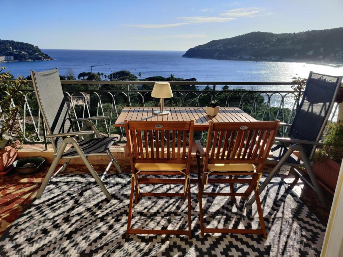Vintage Flat On Villefranche Bay - Free Car Park Bagian luar foto
